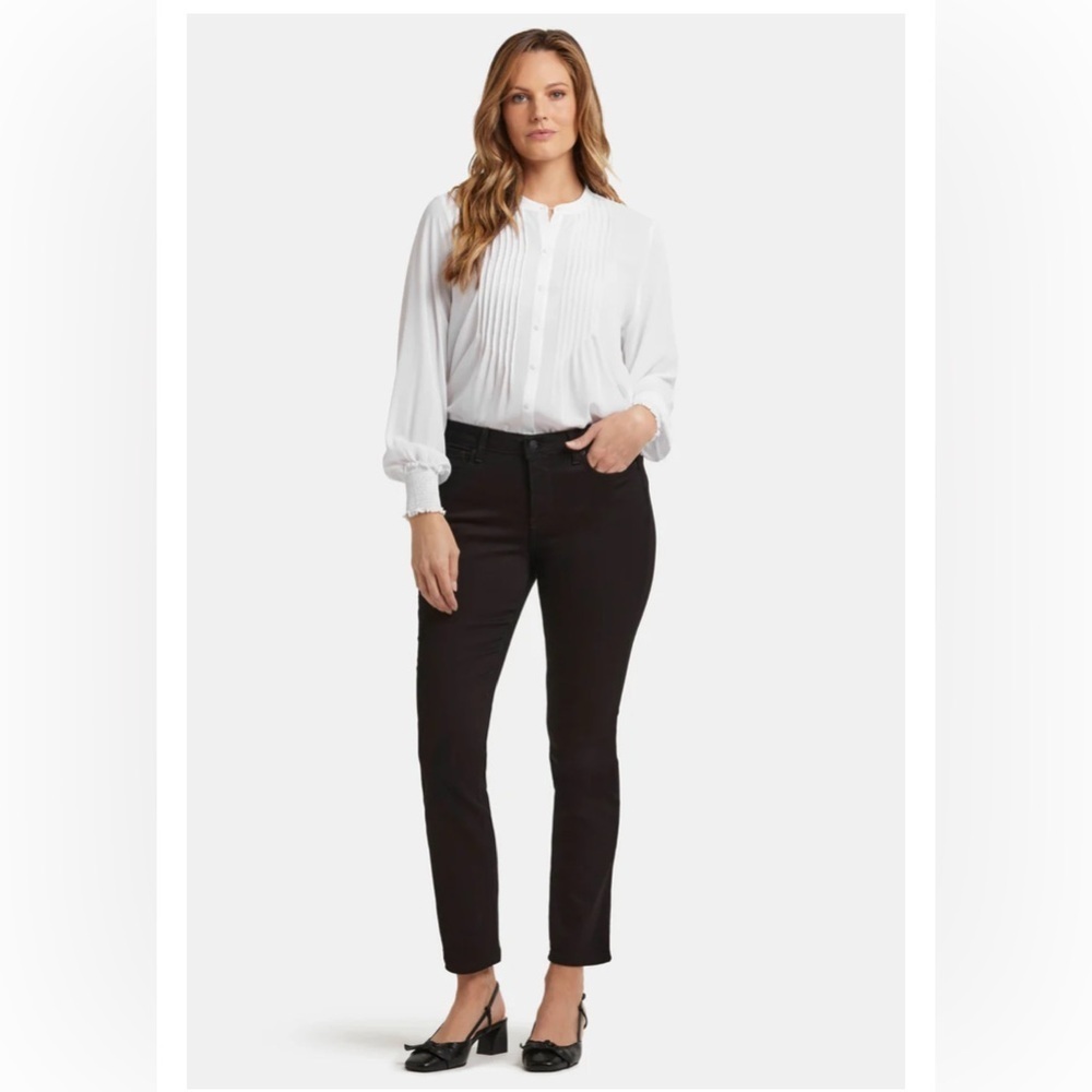 NEW NYDJ Sheri Slim Jeans Black Size 0